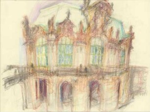 Dresden Zwinger (Serie II), Wallpavillon I
