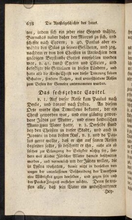 638-649, Das sechszehnte Capitel. - Das siebenzehnte Capitel.