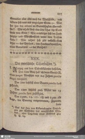 XXIX. Der menschliche Scharfrichter