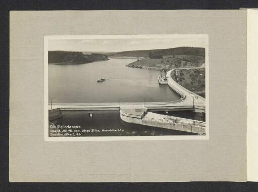 Die Bleilochtalsperre