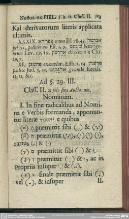 Ad. §. 29. III. Class. II. a solo fine Auctorum. Nominum
