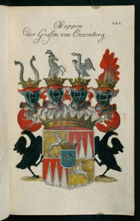 125r-125v, 125. Wappen der Grafen von Enzenberg