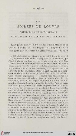 Les soirées du Louvre : aquarelles d'Eugène Giraud conservées au cabinet des estampes