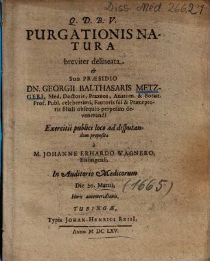 Purgationis Natura