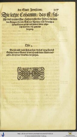 Die letzte Cohanim
