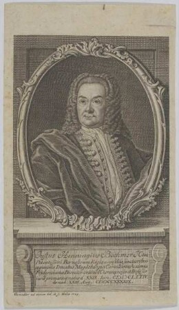 Bildnis des Justus Henningius Boehmer