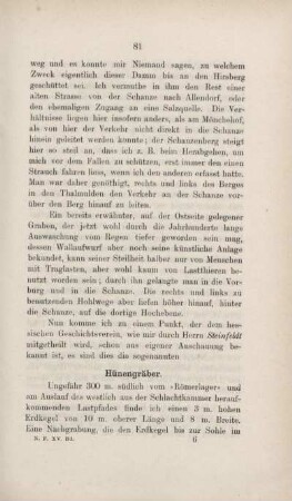 Hünengräber.