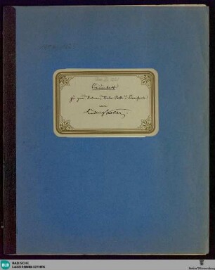 Quintets - Mus. Hs. 1221 : vl (2), vla, vlc, pf; C