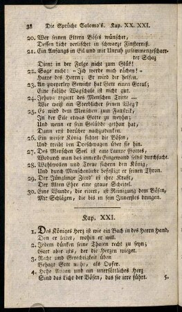 38-47, Kap. XXI. - Kap. XXIV. Noch einige Sprüche der Weisen.