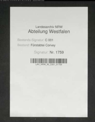 Belehnung des Klosters Hardehausen mit einem Hof zu Enger (ehemals von Welda) Ländereien zu Nörde (ehemals von Nörde, Wineke, von Rösebeck)