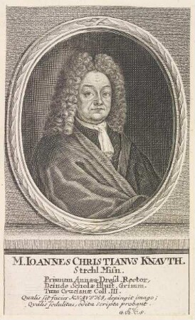 Bildnis des Ioannes Christianvs Knavth