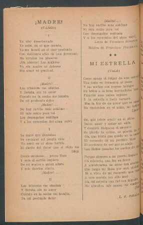Mi estrella : (Vals)