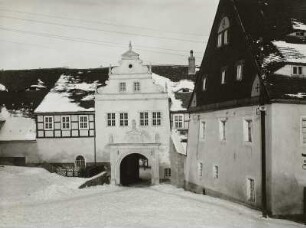 Lauenstein, Torhaus des Schlosses am Marktplatz