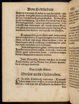 117v-121r, Das sechste Gebot