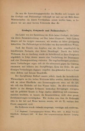 Geologie, Geognosie und Paläontologie