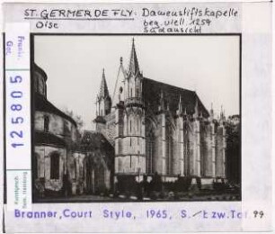 Saint-Germer-de-Fly: Damenstiftskapelle, Südansicht