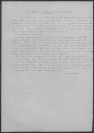 Dettingen/Teck: Inspektionsbericht 1932