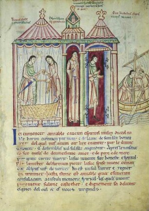Albani-Psalter & Psalter der Christina von Markyate — S. 57 - Beginn des Alexiusliedes