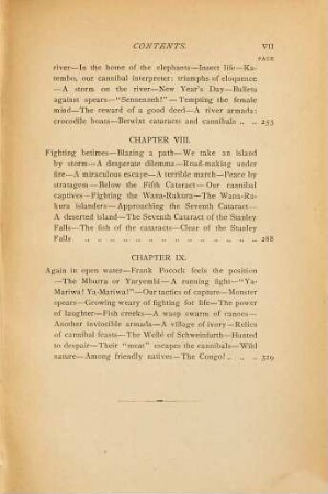 Through the dark continent : or, the sources of the Nile, around the great lakes of equatorial Africa, and down the Livingstone River to the Atlantic Ocean ; with map of the author's route, cosious appendix, and index ; in four volumes, 3/4