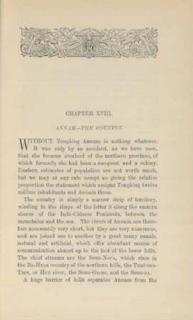 Chapter XVIII. Annam - the country