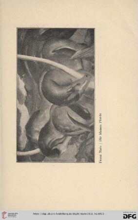 Franz Marc / Die blauen Pferde