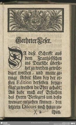 Geehrter Leser