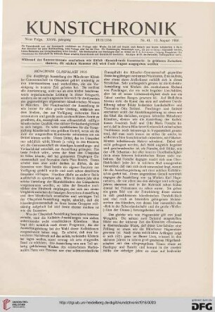 Heft 41 (11. August 1916)