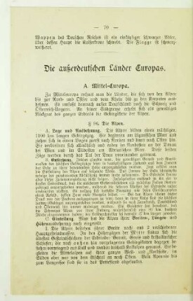 Die außerdeutschen Länder Europas