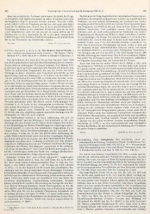 340-342 [Rezension] Jeremias, Jörg, Theophanie