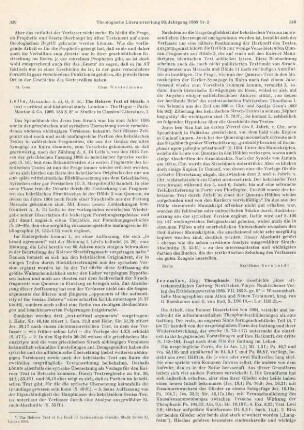 340-342 [Rezension] Jeremias, Jörg, Theophanie