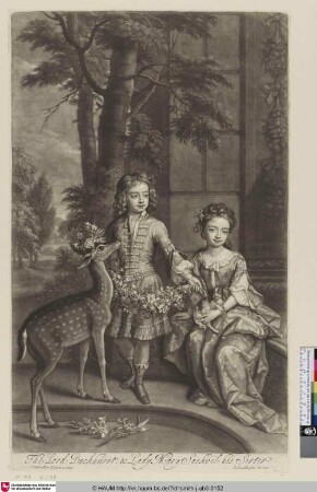 The Lord Buckhurst, & Lady Mary Sackvil his Sister