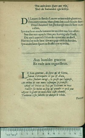 [Parcere subiectis & debellare superbos.]
