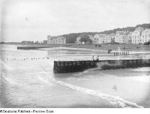 Strand und Villen östlich des Kurhauses