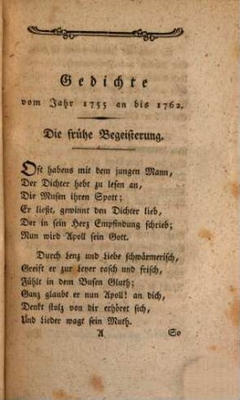 Gedichte : Ein Beytrag zur Geschichte deutschen Geschmacks