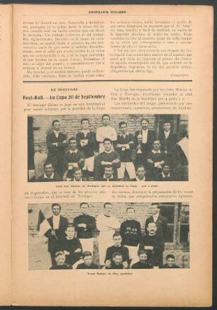 De Tortugas - Foot-ball - La Copa de 20 de Septiembre
