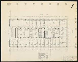 Physikalische Institute der Universität Köln: 2.Physik Erdgeschoss 1:100, Blattnummer 023