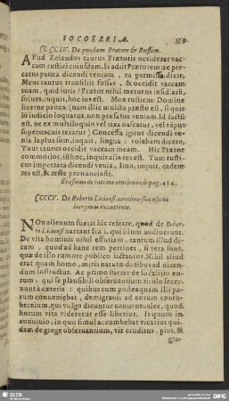 CCCCIV. De quodam Praetore & Rustico