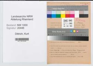 Entnazifizierung Kurt Dittrich, geb. 04.08.1904 (Lampenmeister)
