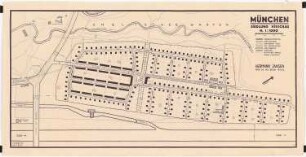 Bebauungsplan München-Hirschau: Variante 10: Lageplan 1:1000