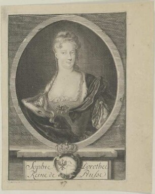 Bildnis der Sophie Dorothee de Prusse