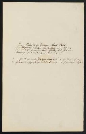 Vorlesungen Sommersemester 1888