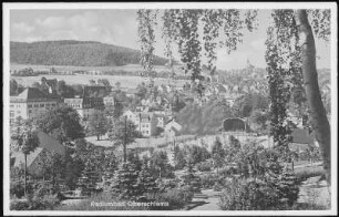 Oberschlema. Blick auf Oberschlema