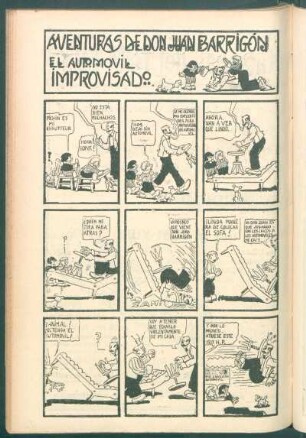 Aventuras de don Juan Barrigón : El automóvil improvisado