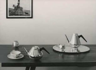 Gebrüder Deyhle Silbernes Kaffee-Teeservice von Helmut Warneke