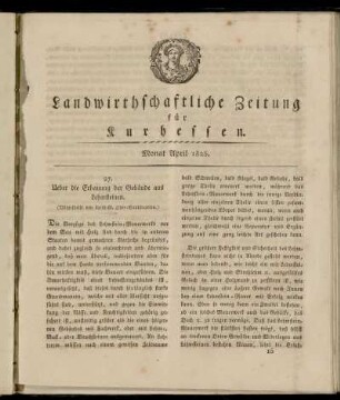 Monat April 1825.
