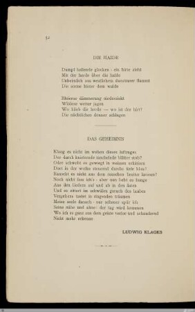 Das Geheimnis