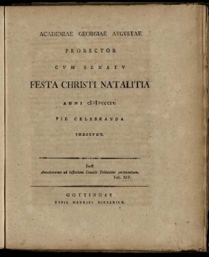 14: Anecdotorum ad historiam Concilii Tridentini pertinentium. Fasc. XIV