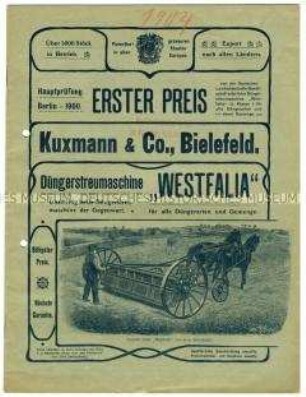 Düngerstreumaschine "Westfalia"