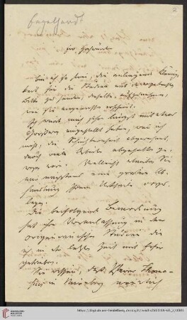 Korrespondenz Johann Georg Veit Engelhardt / Carl Ullmann: Brief von Johann Georg Veit Engelhardt an Carl Ullmann