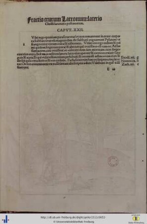 Fractio crurum Latronum: lateris Christi lanceatio ... Caput. XXVII.